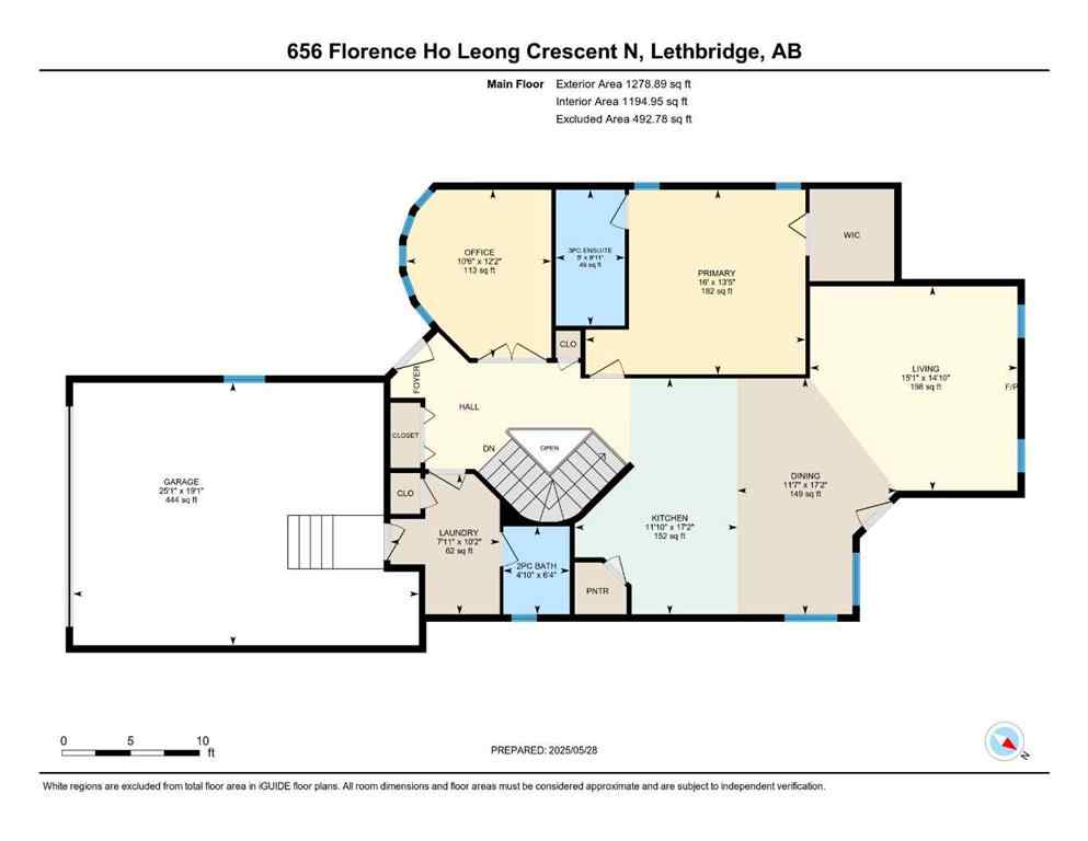 MLS® A2245409 - 656 Florence Ho Leong Crescent N in Legacy Ridge / Hardieville Lethbridge, Residential