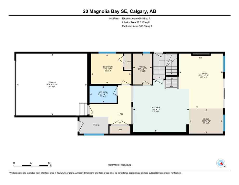 MLS® A2245420 - 20 Magnolia Bay SE in Mahogany Calgary, Residential