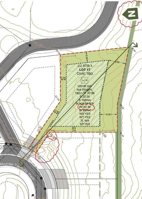 MLS® A2245428 - 438 Mountain Tranquility Place  in Silvertip Canmore, Land
