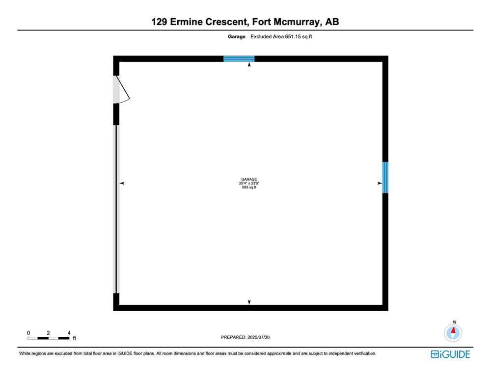 MLS® A2245469 - 129 Ermine Crescent  in Thickwood Fort McMurray, Residential