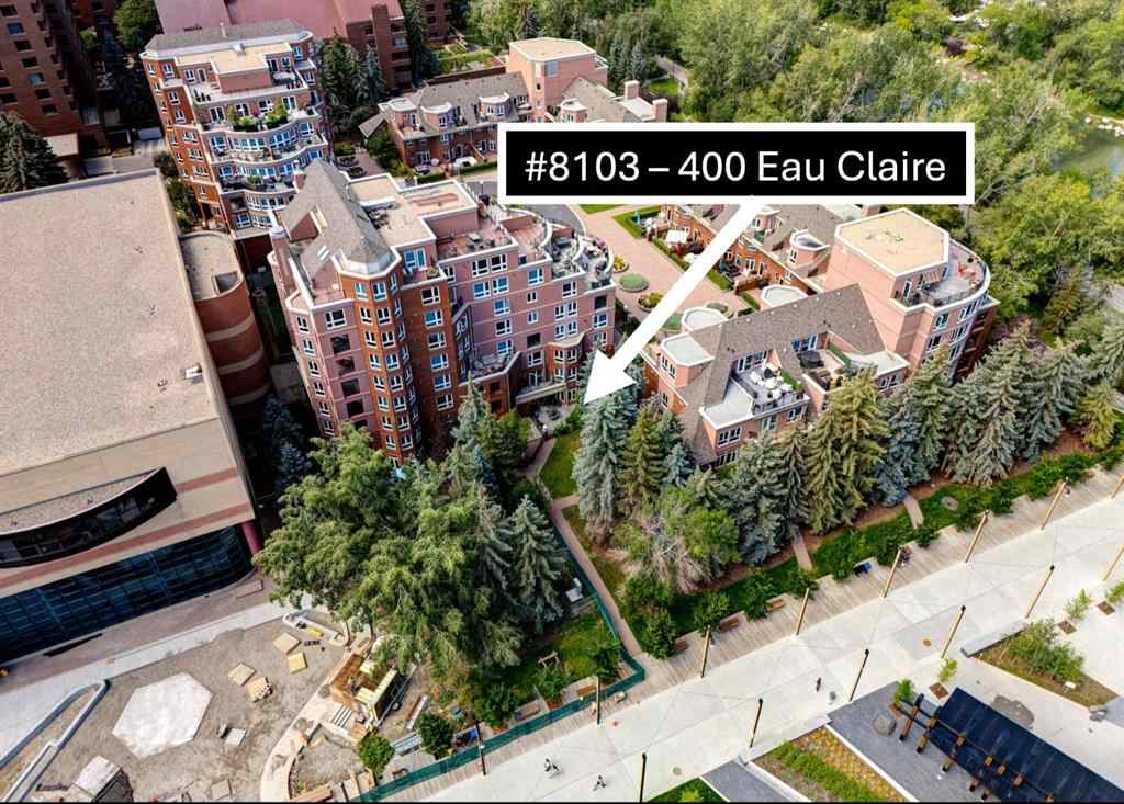MLS® A2245631 - Unit #8103 400 Eau Claire Avenue SW in Eau Claire Calgary, Residential