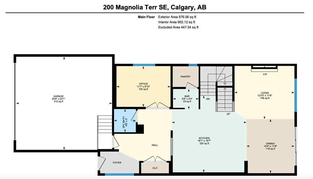 MLS® A2245632 - 200 Magnolia Terrace SE in Mahogany Calgary, Residential