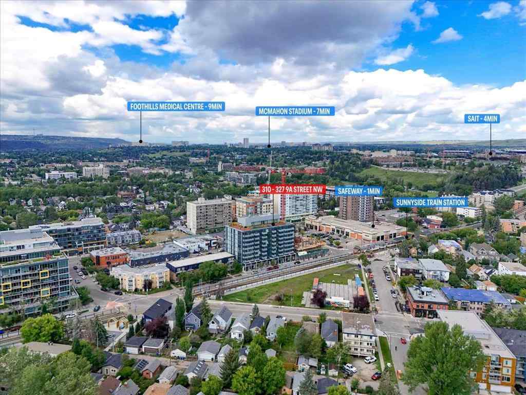 MLS® A2245653 - Unit #310 327 9A Street NW in Sunnyside Calgary, Residential