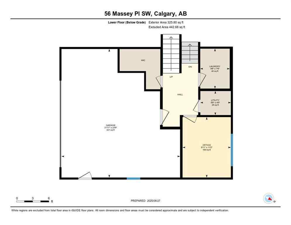 MLS® A2245811 - 56 Massey Place SW in Mayfair Calgary, Residential