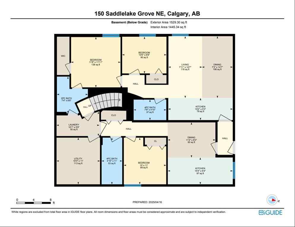MLS® A2245846 - 150 Saddlelake Grove NE in Saddle Ridge Calgary, Residential