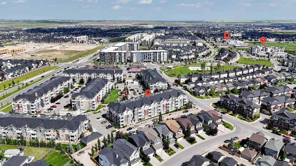 MLS® A2245942 - Unit #6408 155 Skyview Ranch Way NE in Skyview Ranch Calgary, Residential