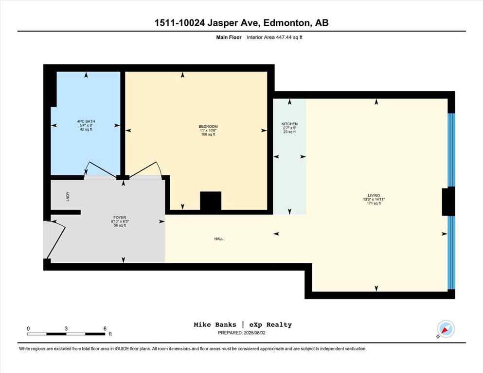 MLS® A2246002 - Unit #1511 10024 Jasper Avenue  in Downtown Edmonton, Residential