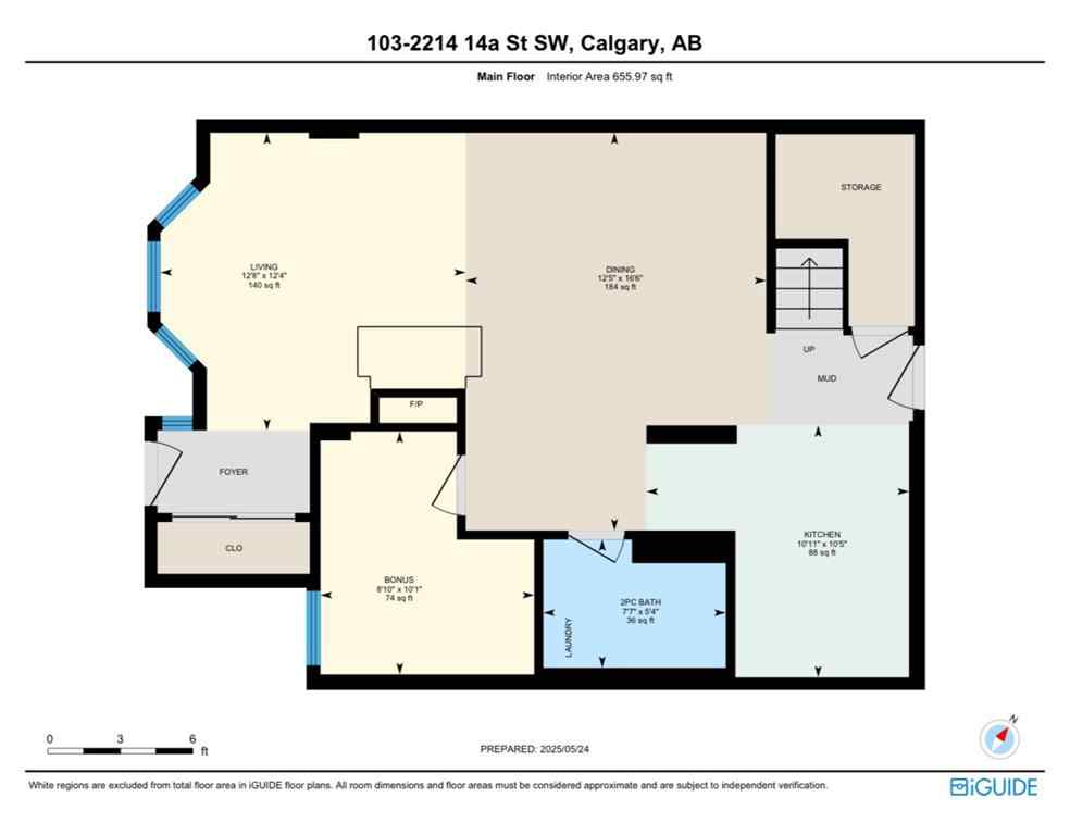 MLS® A2246195 - Unit #103 2214 14A Street SW in Bankview Calgary, Residential