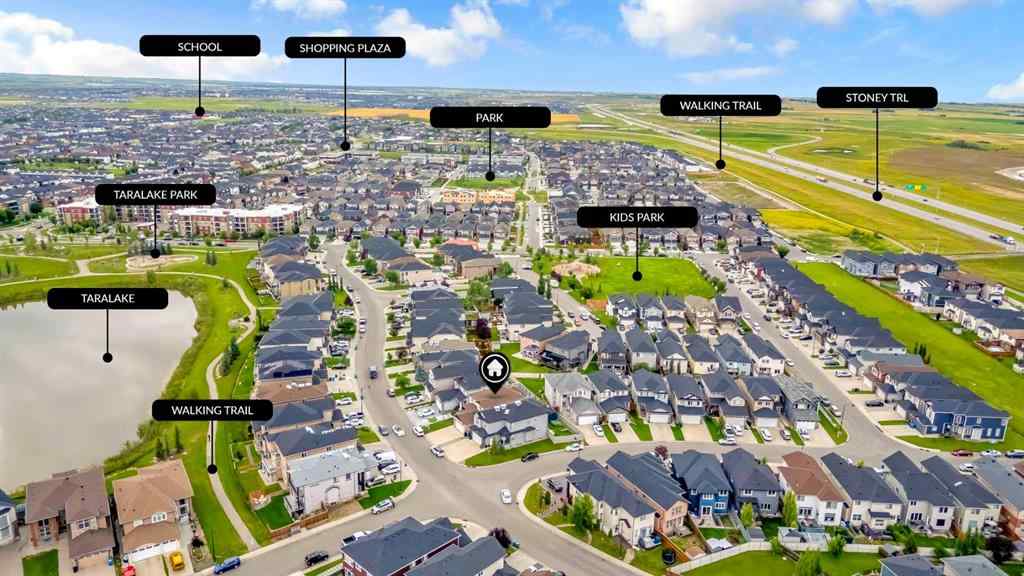 MLS® A2246232 - 583 Taralake Way NE in Taradale Calgary, Residential