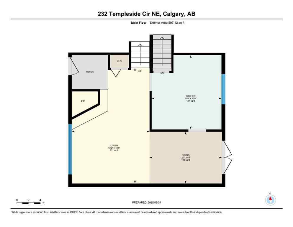 MLS® A2246357 - 232 Templeside Circle NE in Temple Calgary, Residential