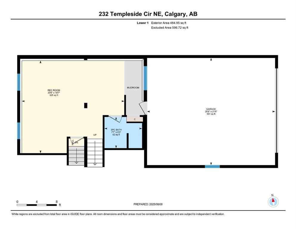 MLS® A2246357 - 232 Templeside Circle NE in Temple Calgary, Residential