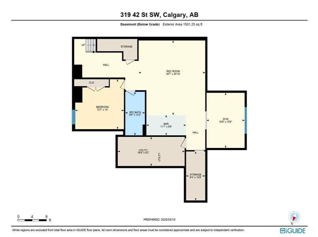 MLS® A2246380 - 319 42 Street SW in Wildwood Calgary, Residential