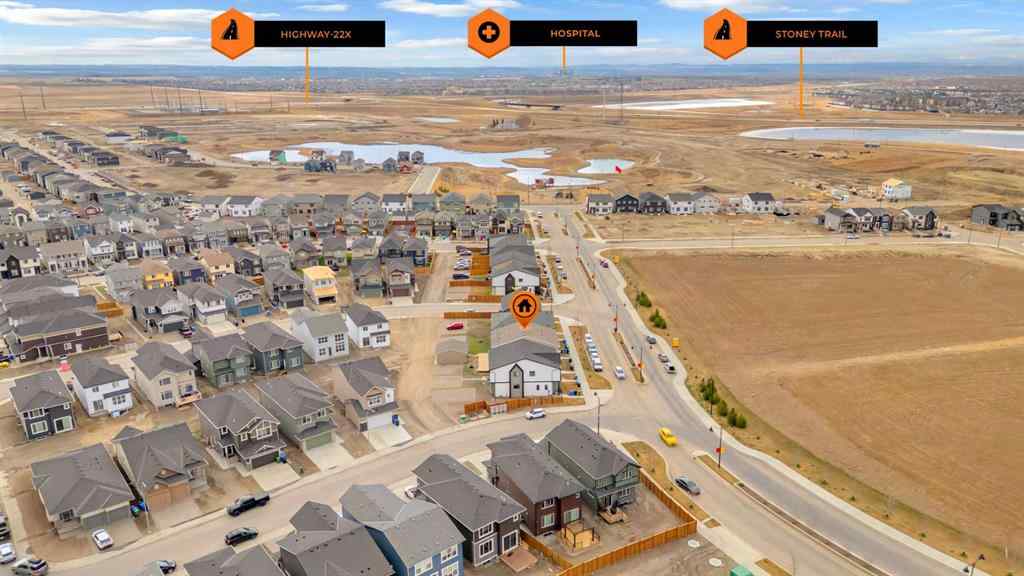 MLS® A2246515 - 132 Hotchkiss Gate SE in Hotchkiss Calgary, Residential