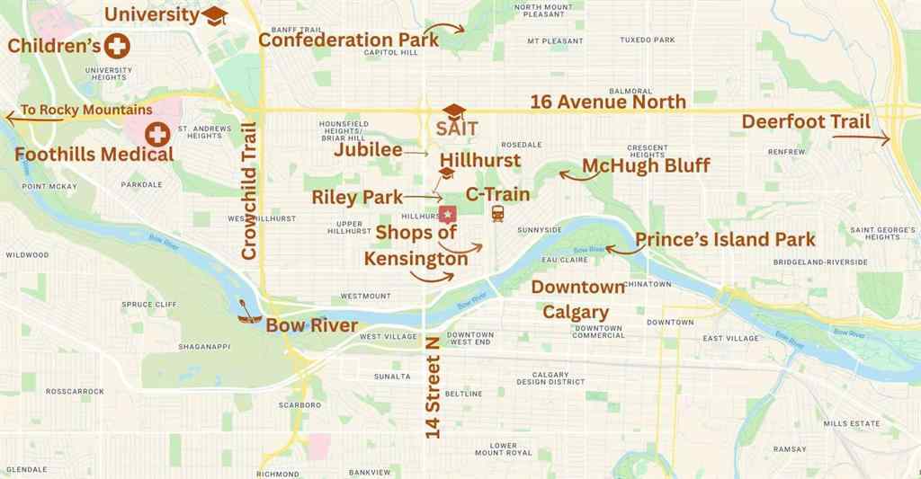 MLS® A2246604 - 462 12 Street NW in Hillhurst Calgary, Residential