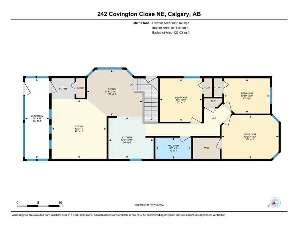 MLS® A2246650 - 242 Covington Close NE in Coventry Hills Calgary, Residential