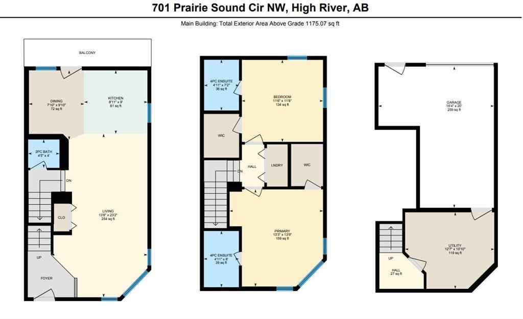 MLS® A2246691 - 701 Prairie Sound Circle NW in Highwood Village High River, Residential