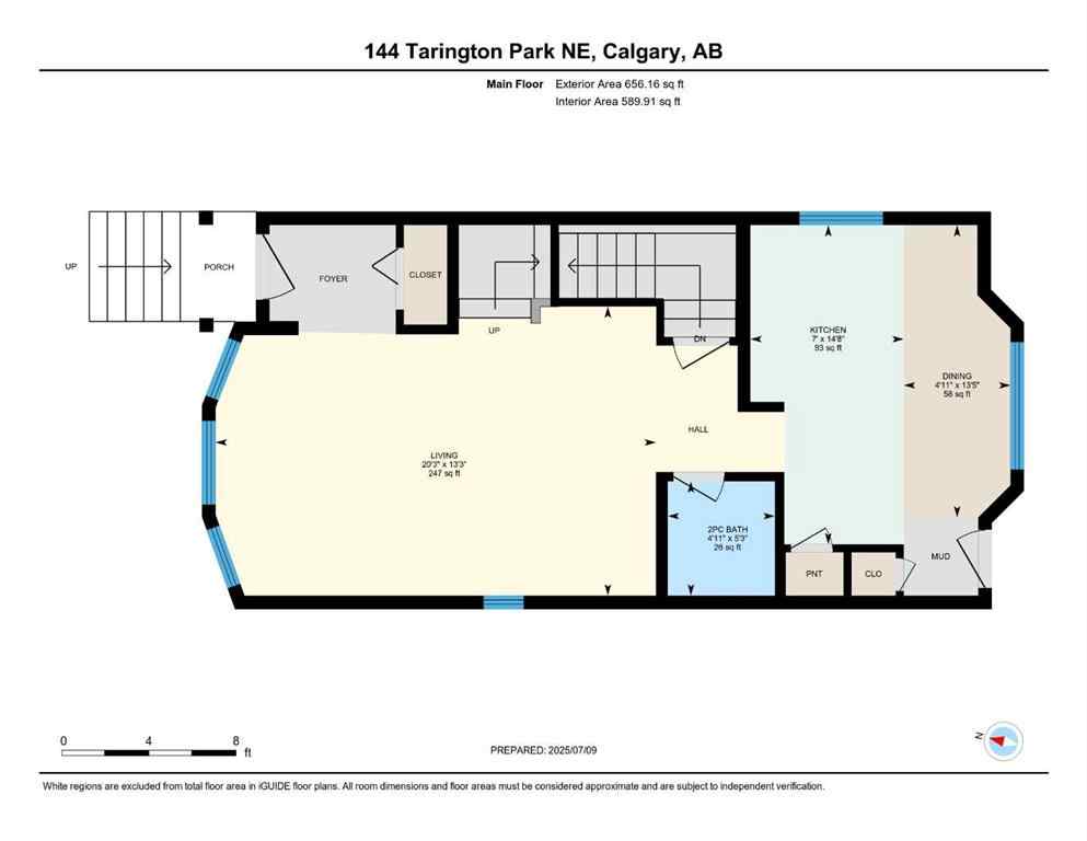 MLS® A2246726 - 144 Tarington Park NE in Taradale Calgary, Residential