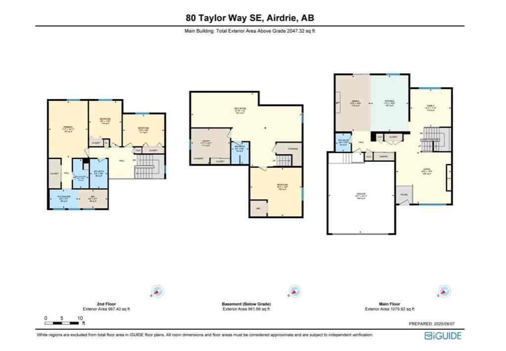 MLS® A2246738 - 80 TAYLOR Way SE in Thorburn Airdrie, Residential