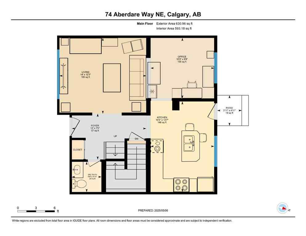 MLS® A2246772 - 74 Aberdare Way NE in Abbeydale Calgary, Residential