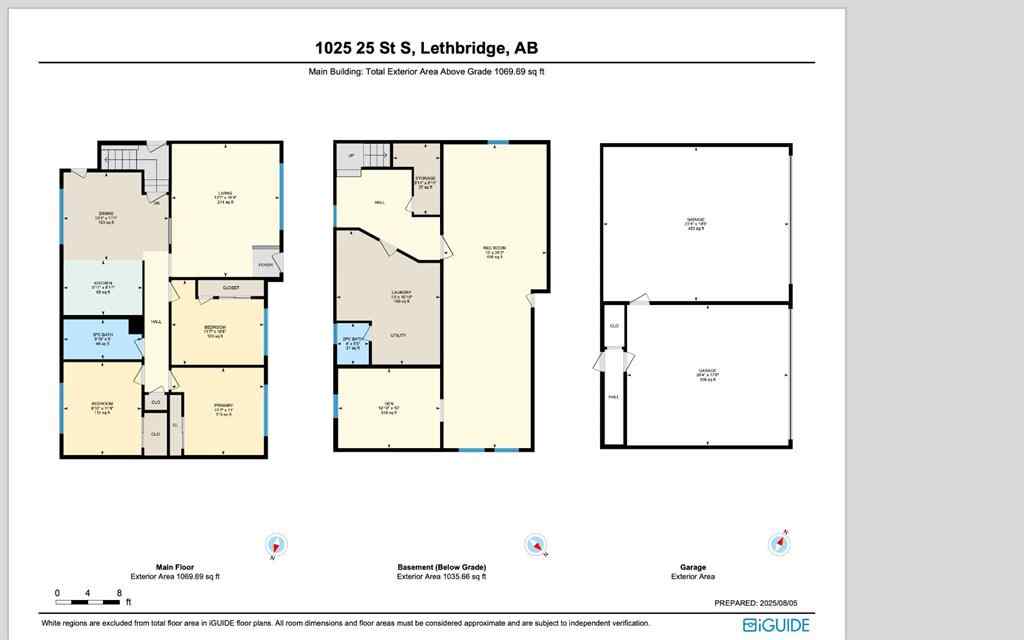 MLS® A2246842 - 1025 25 Street S in Agnes Davidson Lethbridge, Residential