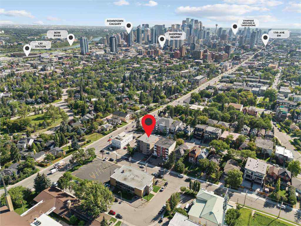 MLS® A2246853 - Unit #404 1811 18A Street SW in Bankview Calgary, Residential