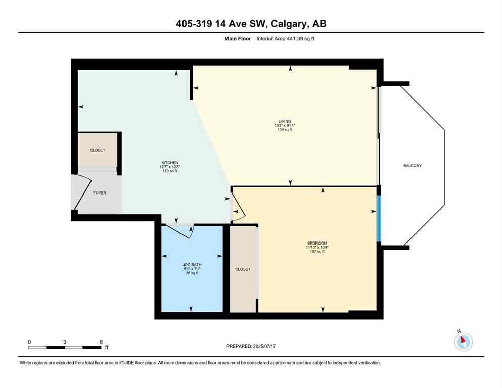 MLS® A2246858 - Unit #405 339 13 Avenue SW in Beltline Calgary, Residential
