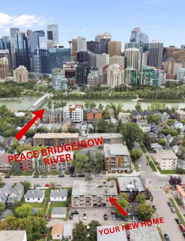 MLS® A2246861 - Unit #105 934 2 Avenue NW in Sunnyside Calgary, Residential