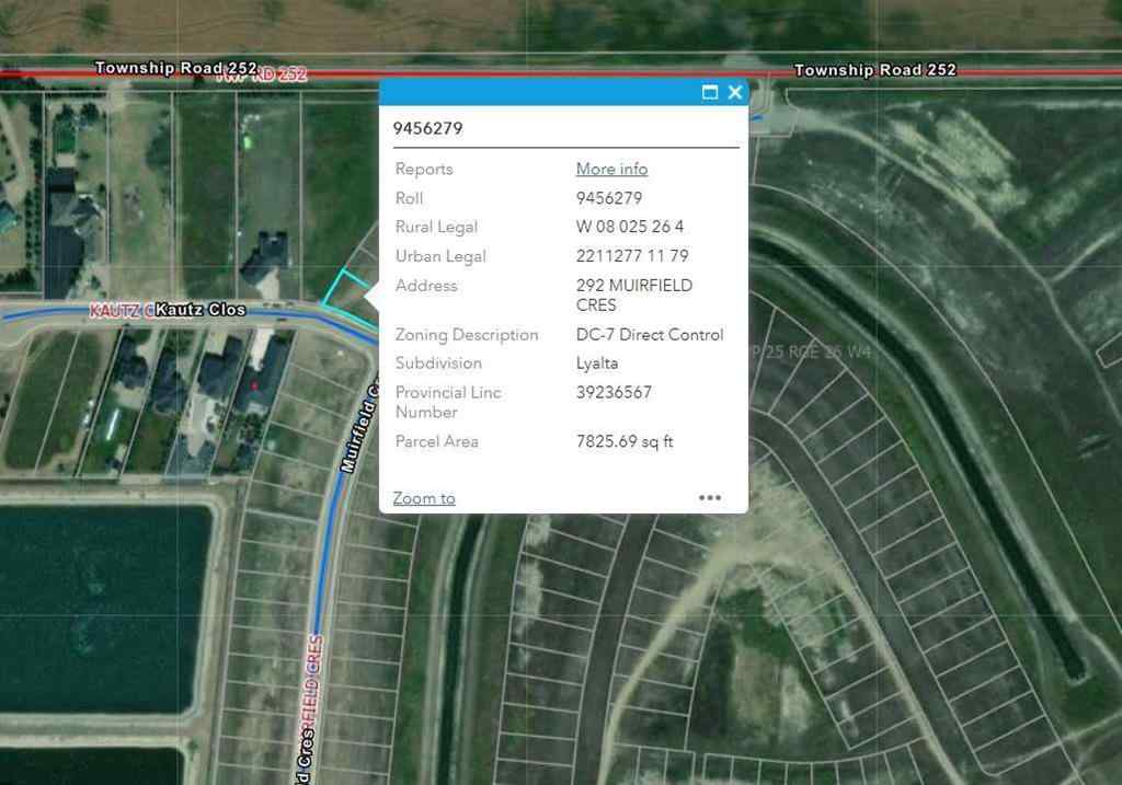 MLS® A2246873 - 292 Muirfield Crescent  in Lakes of Muirfield Lyalta, Land