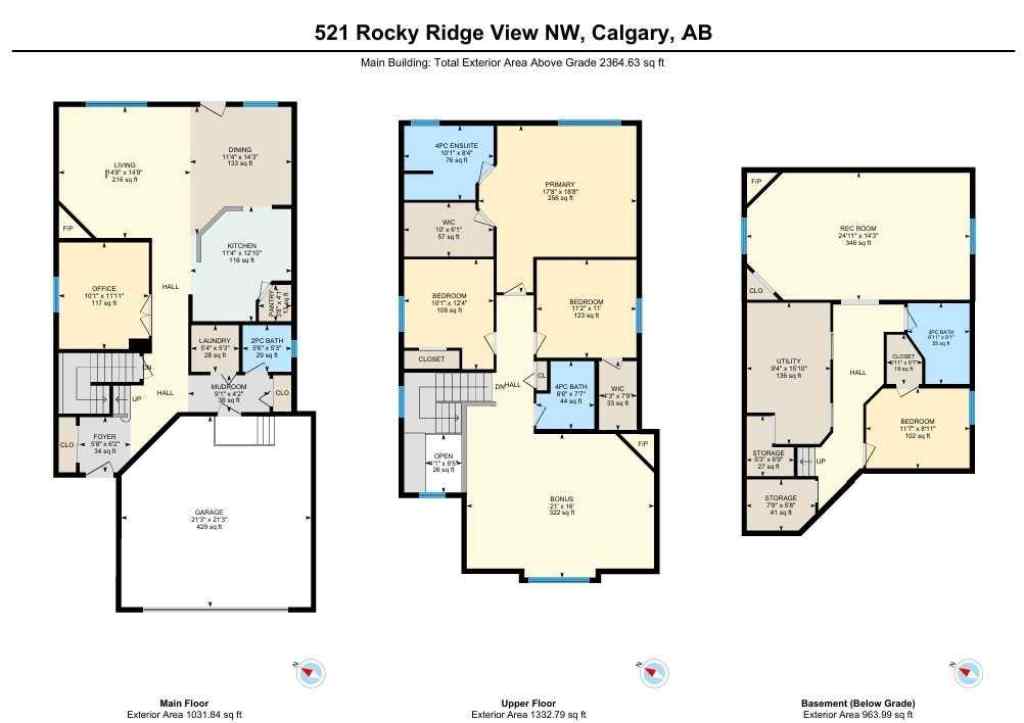 MLS® A2246956 - 521 Rocky Ridge View NW in Rocky Ridge Calgary, Residential