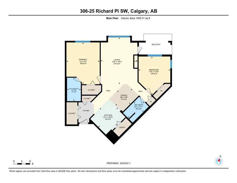 MLS® A2247016 - Unit #306 25 Richard Place SW in Lincoln Park Calgary, Residential