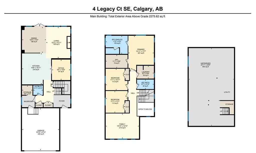 MLS® A2247027 - 4 Legacy Court SE in Legacy Calgary, Residential