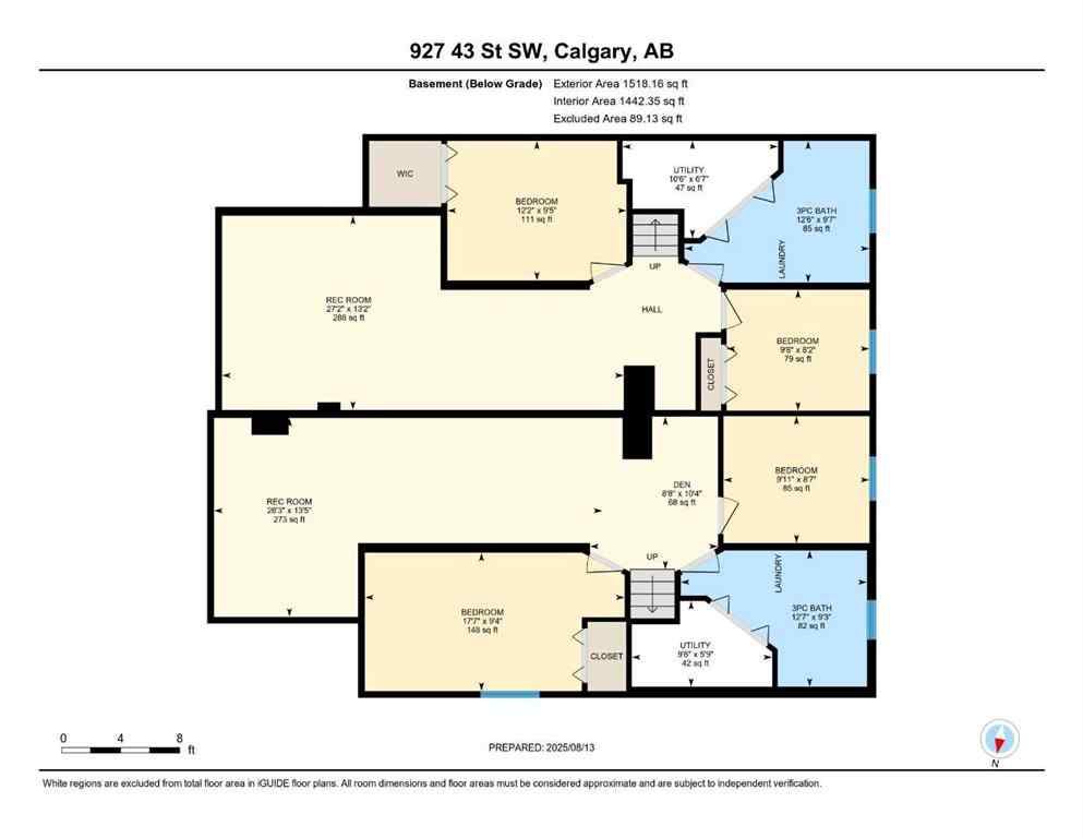 MLS® A2247057 - Unit #A & B 927 43 Street SW in Rosscarrock Calgary, Residential