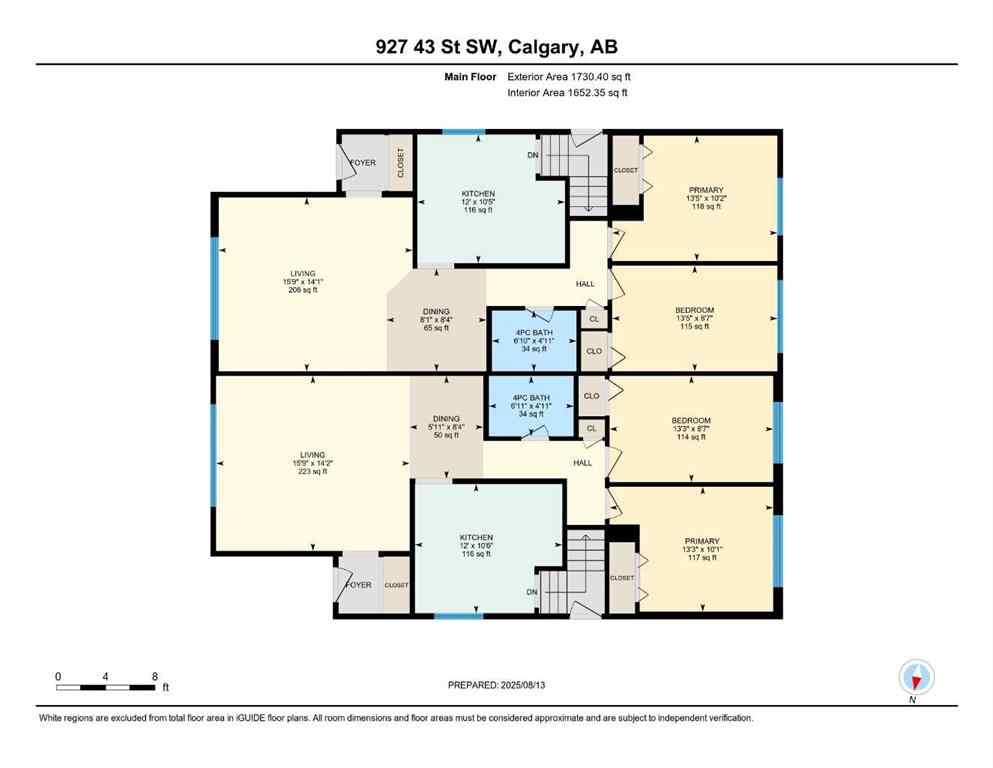 MLS® A2247057 - Unit #A & B 927 43 Street SW in Rosscarrock Calgary, Residential