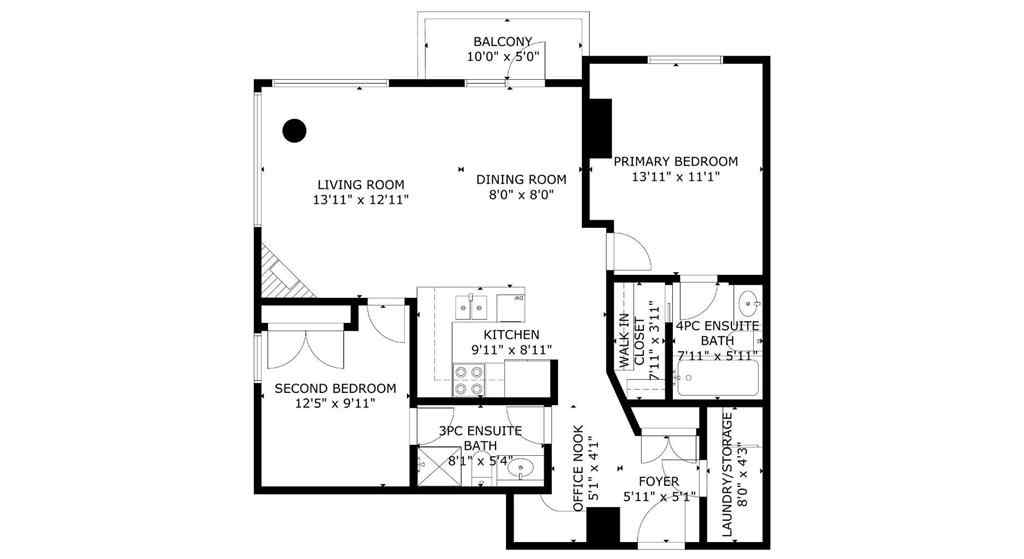 MLS® A2247090 - Unit #1707 920 5 Avenue SW in Downtown Commercial Core Calgary, Residential