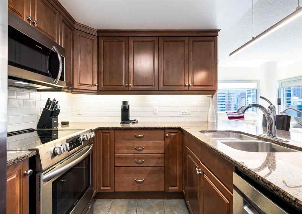 MLS® A2247090 - Unit #1707 920 5 Avenue SW in Downtown Commercial Core Calgary, Residential