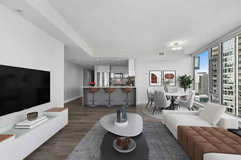 MLS® A2247132 - Unit #1102 519 Riverfront Avenue SE in Downtown East Village Calgary, Residential
