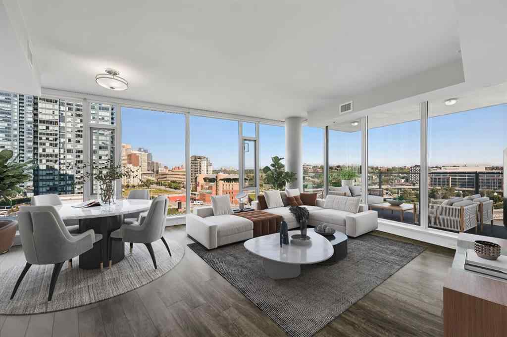MLS® A2247132 - Unit #1102 519 Riverfront Avenue SE in Downtown East Village Calgary, Residential