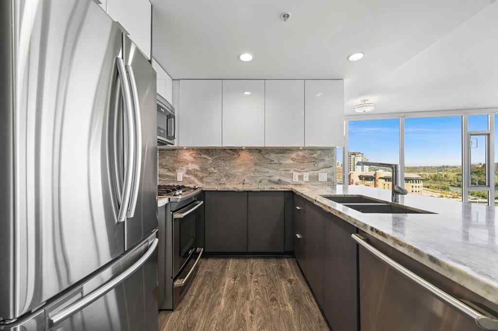 MLS® A2247132 - Unit #1102 519 Riverfront Avenue SE in Downtown East Village Calgary, Residential
