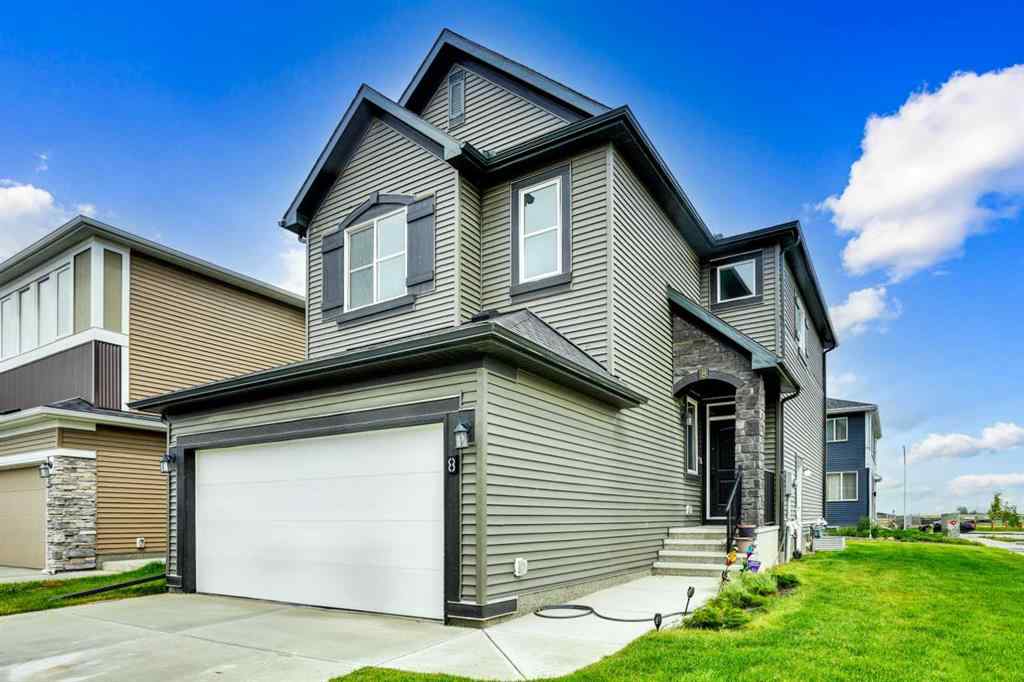 MLS® A2247305 - 8 Corner Glen Row NE in Cornerstone Calgary, Residential