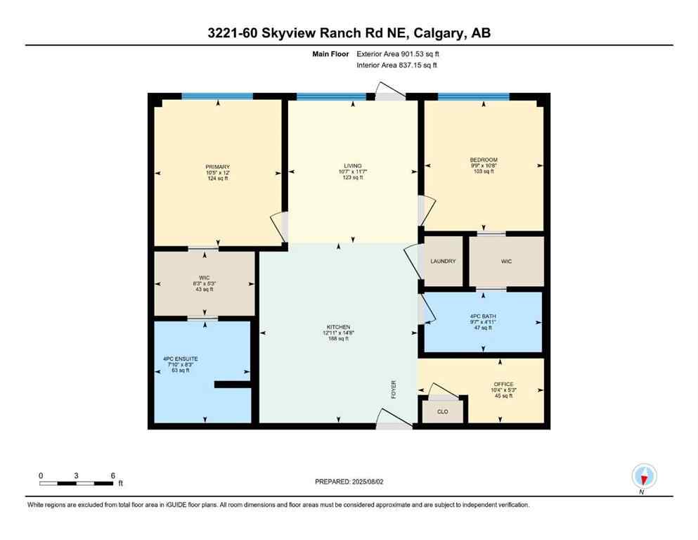MLS® A2247355 - Unit #3221 60 Skyview Ranch Road NE in Skyview Ranch Calgary, Residential