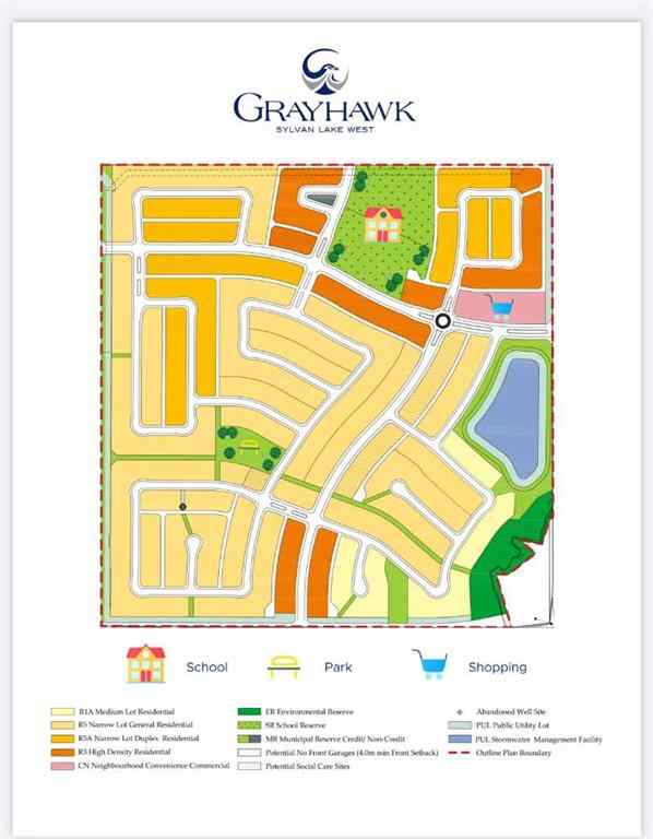 MLS® A2247380 - 141 Gray Close  in Grayhawk Sylvan Lake, Residential