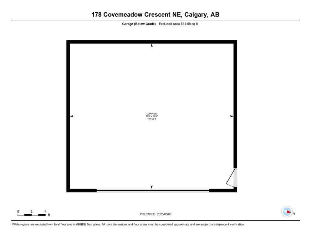 MLS® A2247392 - 178 Covemeadow Crescent NE in Coventry Hills Calgary, Residential