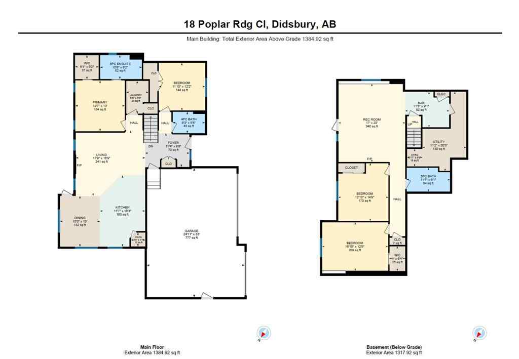 MLS® A2247405 - 18 Poplar Ridge Close  in NONE Didsbury, Residential