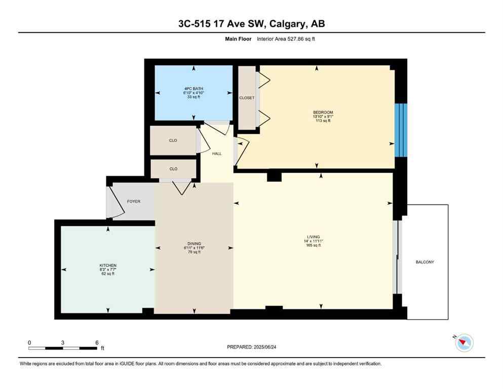 MLS® A2247419 - Unit #3C 515 17 Avenue SW in Cliff Bungalow Calgary, Residential