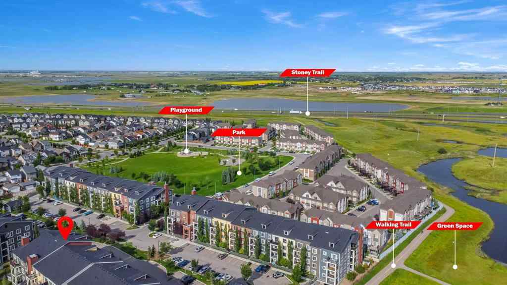 MLS® A2247442 - Unit #2418 99 Copperstone Park  in Copperfield Calgary, Residential