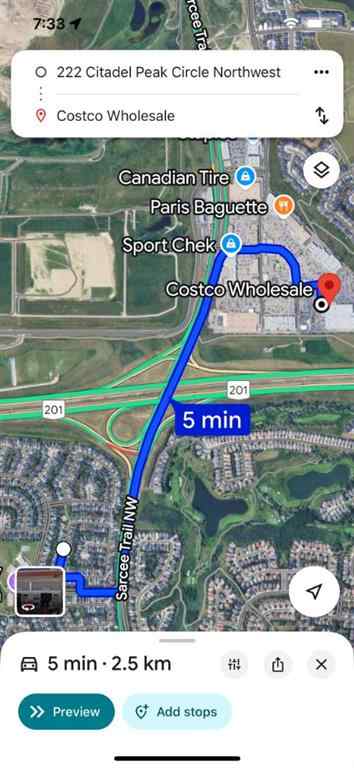 MLS® A2247529 - 222 Citadel Peak Circle NW in Citadel Calgary, Residential
