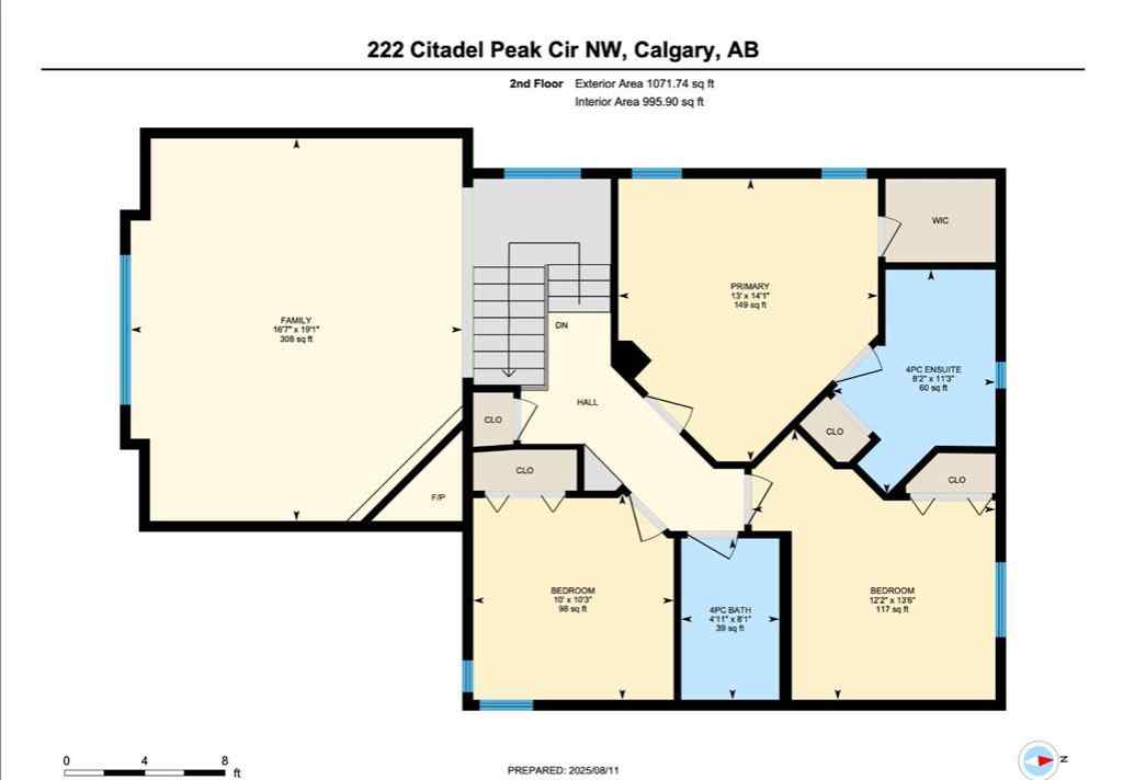 MLS® A2247529 - 222 Citadel Peak Circle NW in Citadel Calgary, Residential