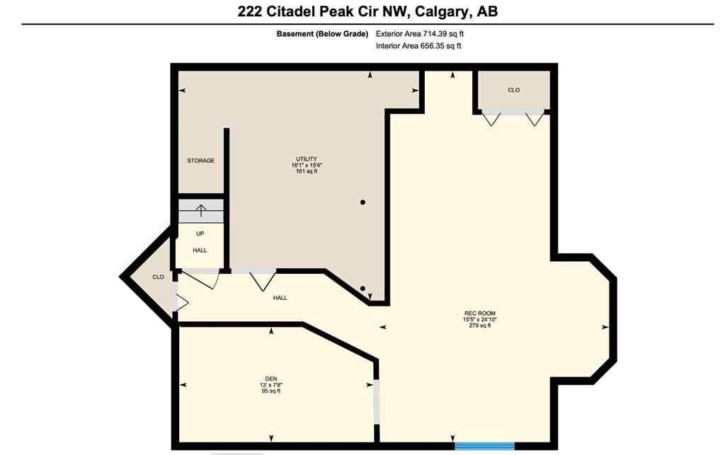 MLS® A2247529 - 222 Citadel Peak Circle NW in Citadel Calgary, Residential