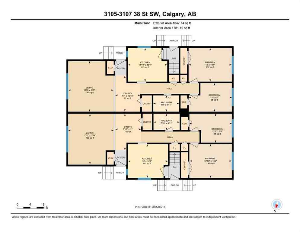 MLS® A2247580 - 3105 A & B, 3017 A & B 38 Street SW in Glenbrook Calgary, Residential