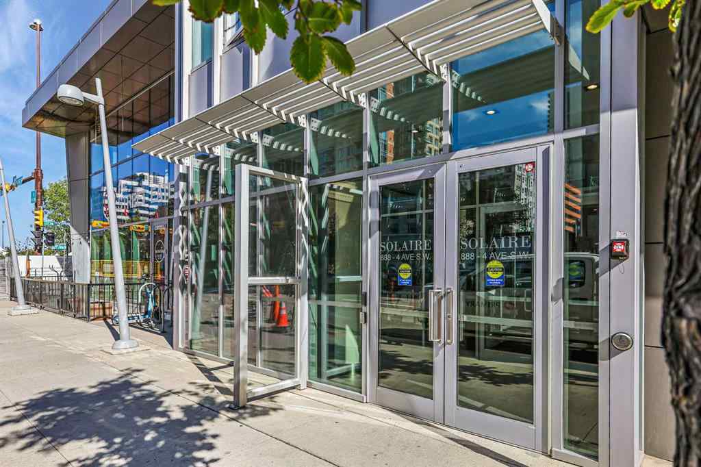 MLS® A2247595 - Unit #607 888 4 Avenue SW in Downtown Commercial Core Calgary, Commercial